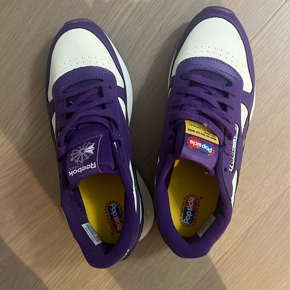 Limited Edition Popsicle Reebok Collab Shoes in Purple